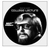 David Hoy College Lecture - 4 MP3 Audio Files