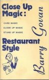 Close Up Magic Restaurant Style 1982 by Barry Govan