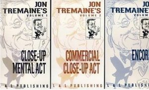 Comercial Close Up Act by Jon Tremaine 3 Volume set