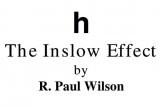 The Inslow Effect by Paul Wilson
