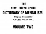 The New Encyclopedic Dictionary Of Mentalism Volume 2 by Burling