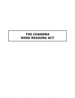 Chandra Mind Reading Act by James S. Harto