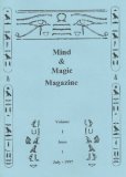 Ted Lesley Mind Magic magazine Vol 1 Issue 1 July 1997